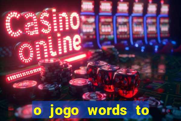 o jogo words to win paga mesmo